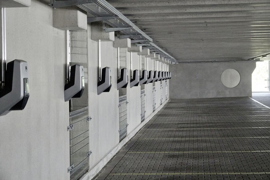 E-Ladestationen in Tiefgarage