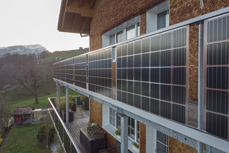 PV-Balkongeländer
