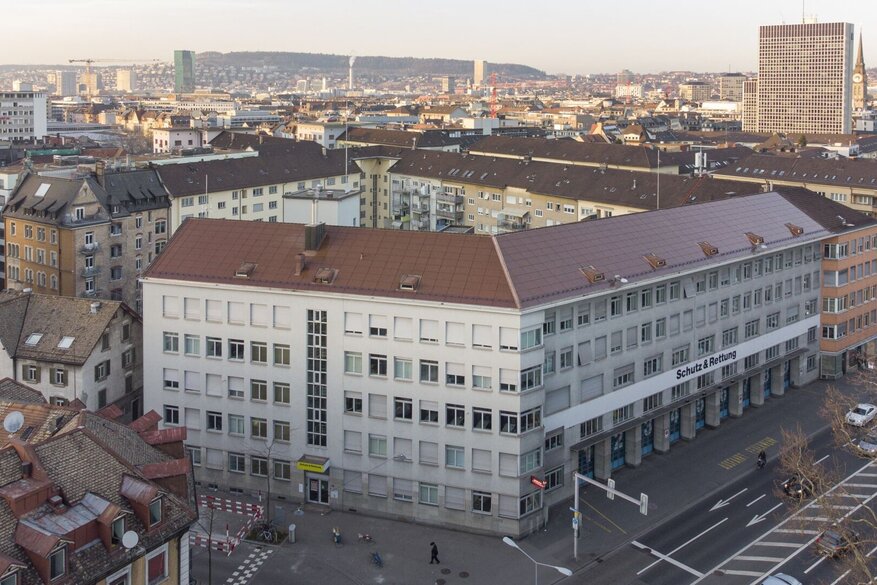 Häuserflucht in Zürich