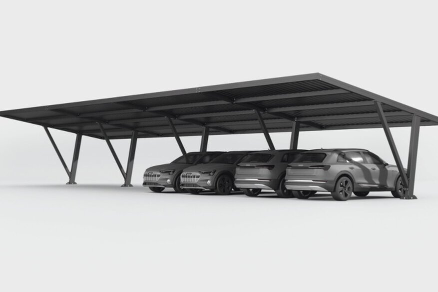Carport mit Photovoltaik